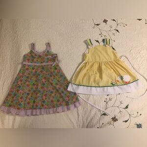 Two Girls 6X Adorable Spring/ Summer Dresses